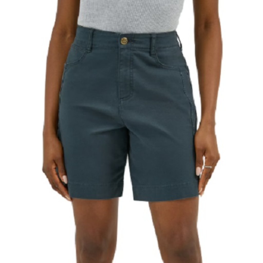 Lee Womens Bermuda Short 8 Inseam Charcoal Size 12